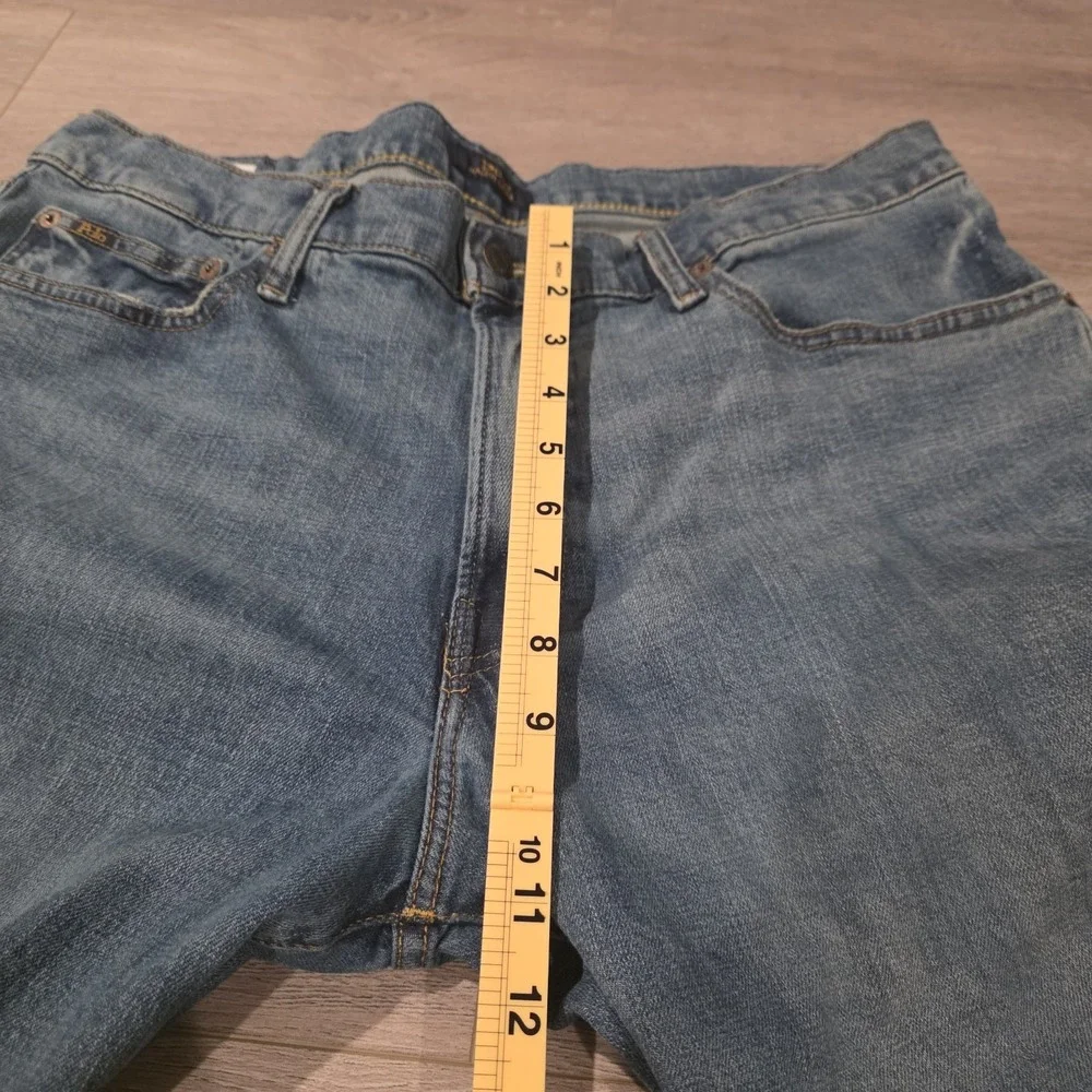 Polo Ralph Lauren Jeans Mens 36x34 Blue Hampton Relaxed Straight Denim Normcore